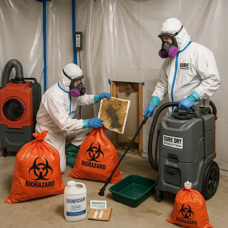 Contaminated Water Handling Protocols process in New Franklin, OH