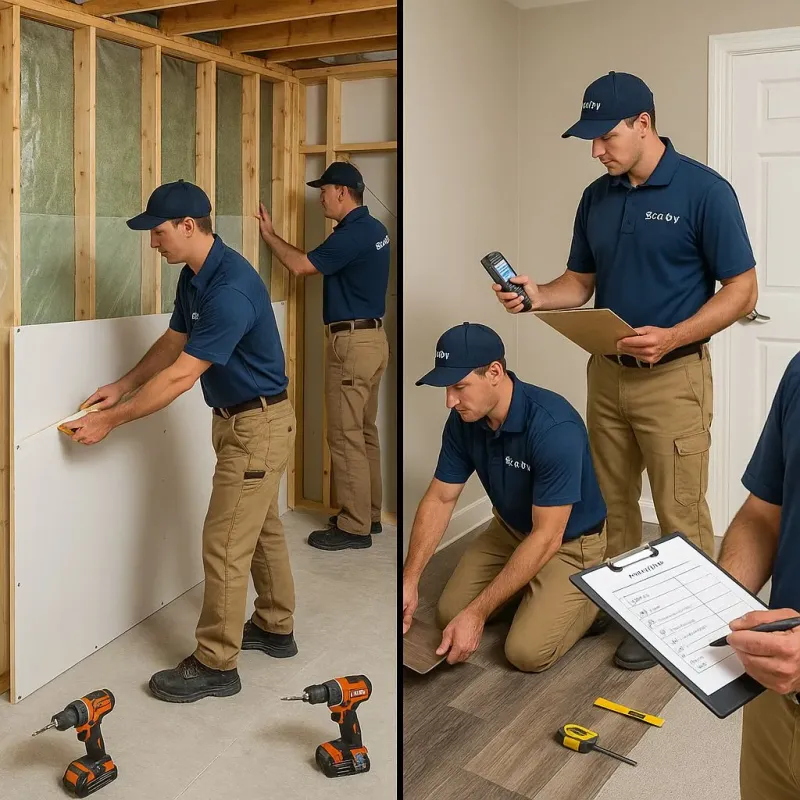 Repairs and Reconstruction process in New Franklin, OH